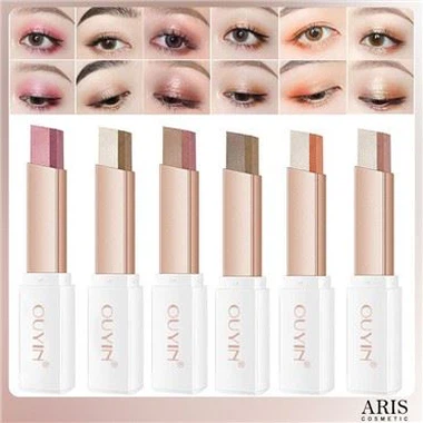 2 кольори градієнт тіней для повік паличка матова